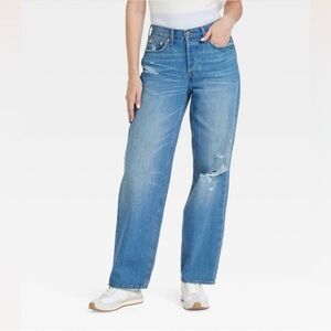 Universal Thread Size 12 90’s Baggy Distressed Buttonfly Jeans